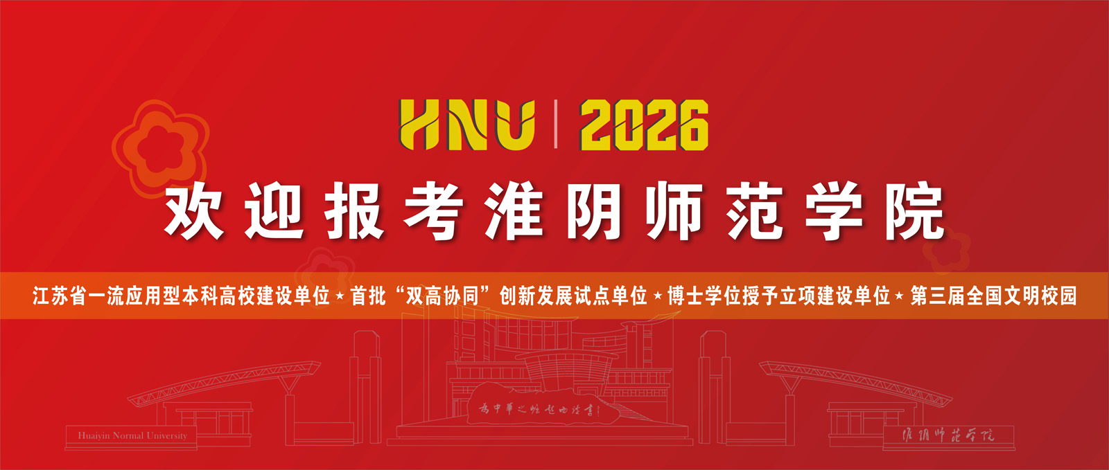 欢迎报考淮阴师范学院